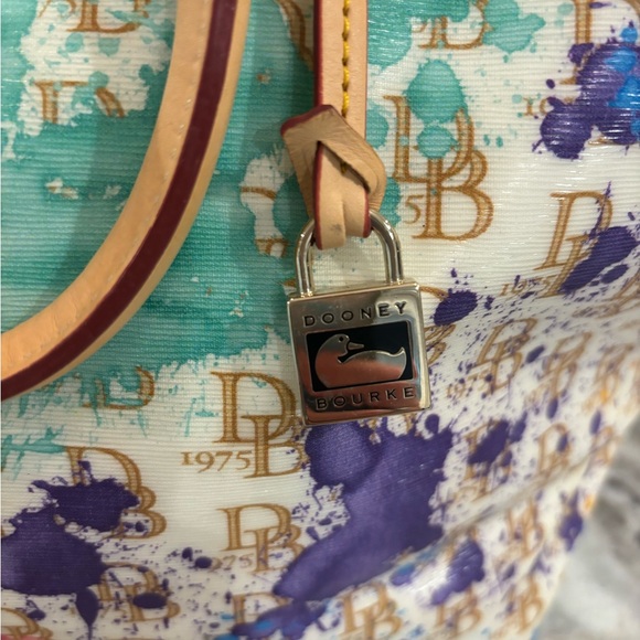 Very rare paint splattered Dooney and Bourke - Picture 2 of 8